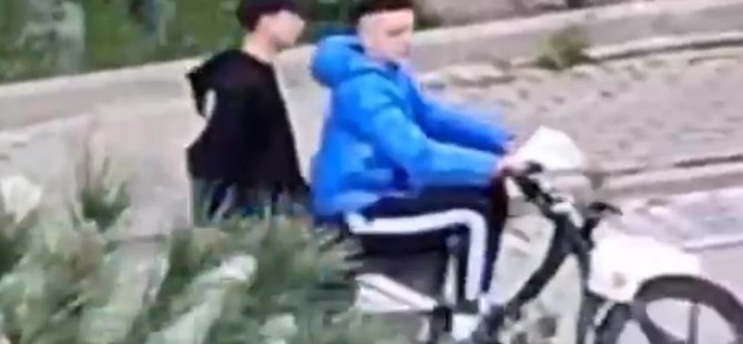 Bursa'da mobiletli şahıs bir mahalleyi bezdirdi