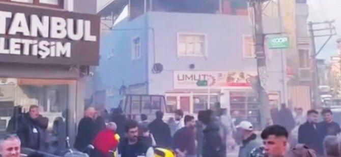 Bursa'da çatı katında yangın! Mahalleli sokağa döküldü