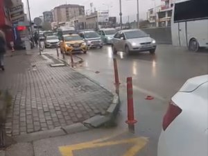 Bursa'da tehlikeli manevra! 3 bin lira ceza kesildi