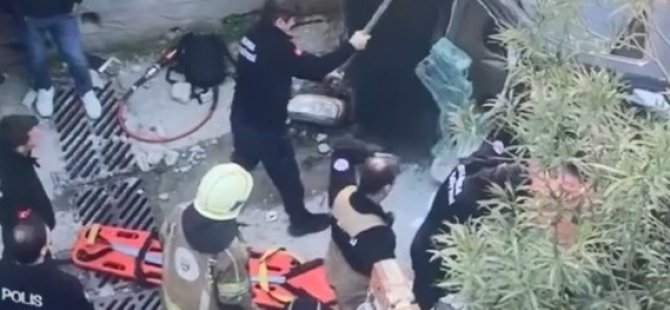 Bursa'da merdivenlerden yuvarlanan araçta can pazarı!