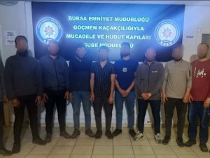 Bursa’da göçmen kaçakçılığına darbe