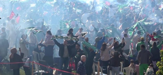 Bursa'da şampiyonluk coşkusu!