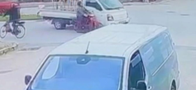 Bursa'da saniye saniye kaza! 1 yaralı