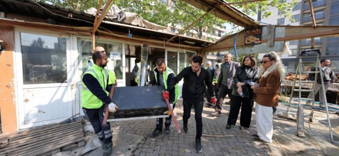 Bursa 1050 Konutlar'daki yeşil alan işgalden kurtarıldı