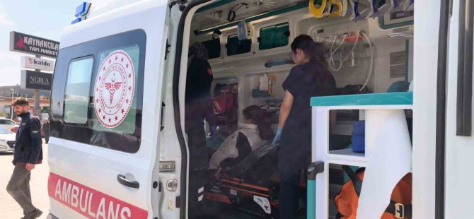 İnegöl’de kaza: Baba ile kızı hastanelik oldu