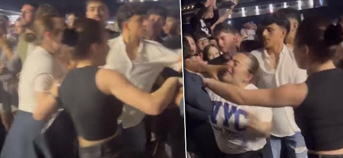Bursa'daki Poizi konserinde tekme ve yumruklar havada uçuştu