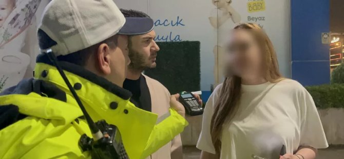 Bursa'da polisin alkollü kadın sürücüyle imtihanı!