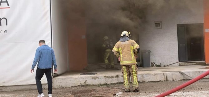 Bursa'da koltuk fabrikasında yangın! 2 kişi hastanelik oldu