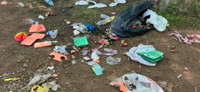 Bunu yapan insan olamaz! Bir günde çöplüğe döndürdüler