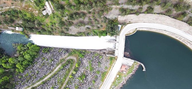 Bursa'nın barajları doldu, kapaklar açıldı