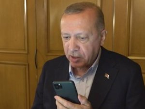 Erdoğan, Cezayir Cumhurbaşkanı ile görüştü