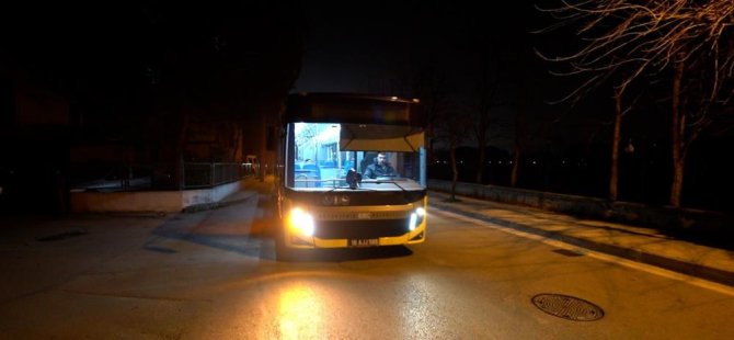 Bursa'da gece seferleri aralıksız sürüyor