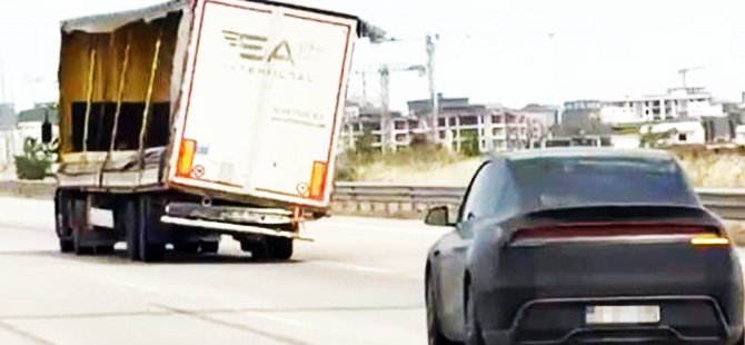 Bursa'da trafikte korkutan görüntü!