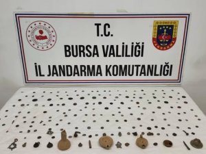 Bursa'da tarihi eser operasyonu! Yüzlerce tarihi sikke ele geçirildi