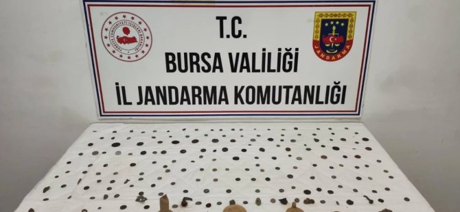 Bursa'da tarihi eser operasyonu! Yüzlerce tarihi sikke ele geçirildi