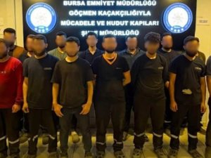 Bursa'da göçmen kaçakçılığına darbe!
