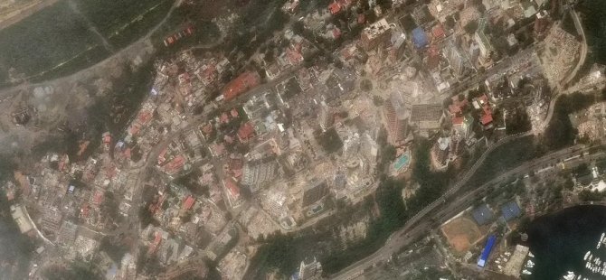 Venezuela'nın uydu görüntüleri depremin boyutunu gözler önüne serdi