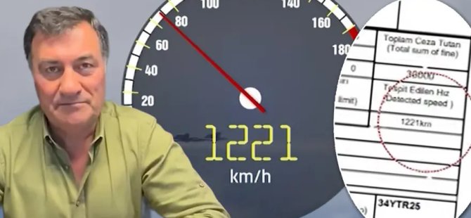 Trafikte görülmemiş hız cezası! Yolcu uçağından bile hızlı çıktı