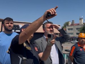 Başkan Vekili Biba, olay yerinde