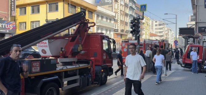 Bursa'da baca yangını paniğe neden oldu