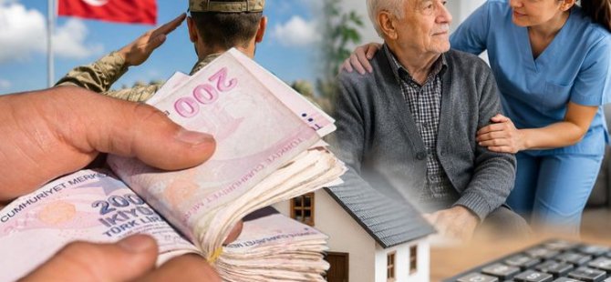 Bedelli askerlik, 65 yaş aylığı, evde bakın yardımı! Milyonları etkileyen ödemeler arttı