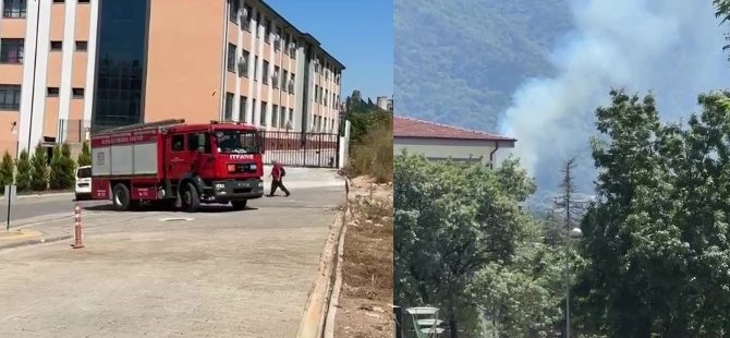 Kestel’de orman yangını