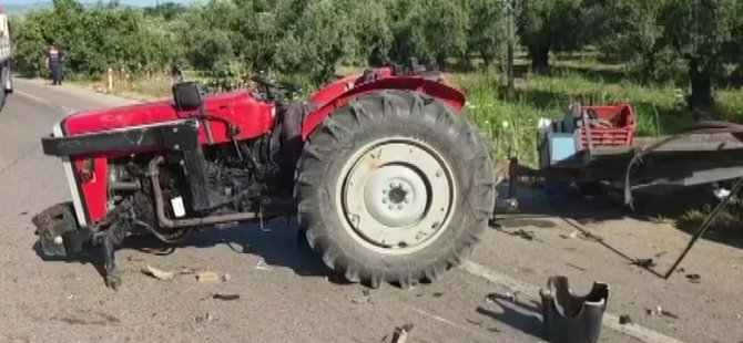 Bursa’da traktör kazası: 2 yaralı