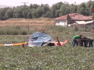 Ankara'da eğitim helikopteri düştü: 2 yaralı!