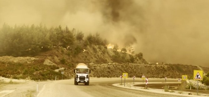 Fethiye-Antalya Yolu Trafiğe Kapatıldı