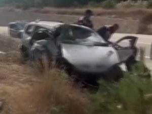 Bursa’da takla atan araçtaki çift yaşamını yitirdi