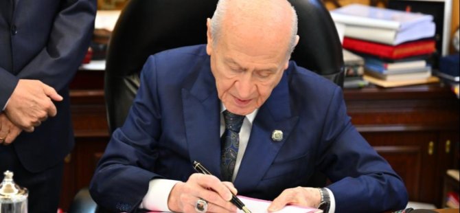 Bahçeli'den Çerçeve Yasa Açıklaması