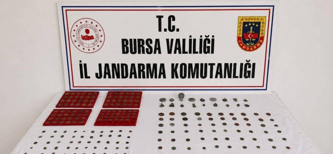 Bursa'da Tarihi Eser Pazarlığına Baskın