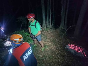 Bursa’da bisiklet turu kabusa döndü: Dronla kurtarıldı