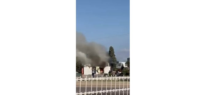 Bursa’da ana arter üzerindeki trafo alevlere teslim oldu