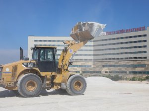 Şehir Hastanesi'nin iç yolları yenilendi