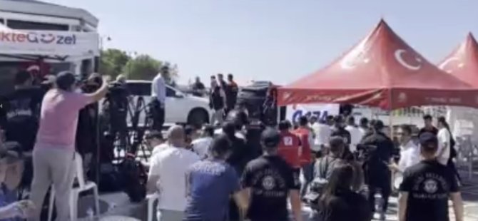 Silivri'de gergin anlar: Basın mensuplarına saldırı!