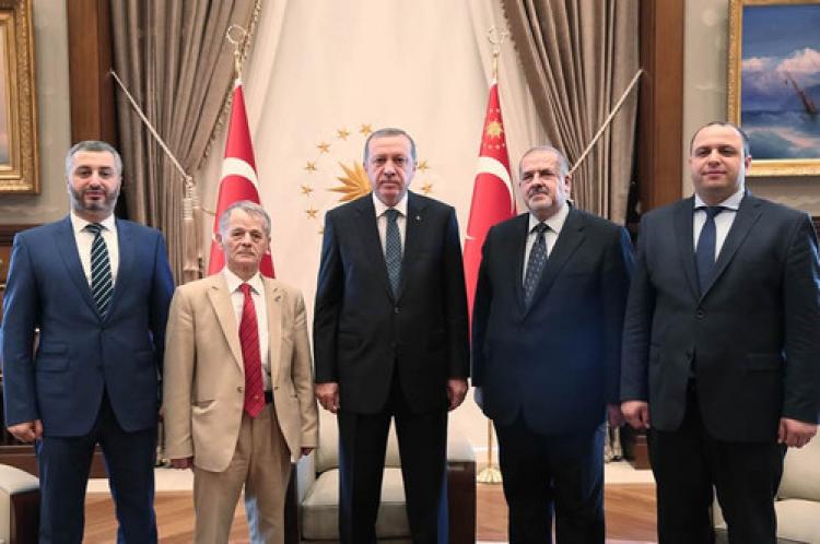 Kırım Tatar heyeti, Cumhurbaşkanı Erdoğan ile görüştü