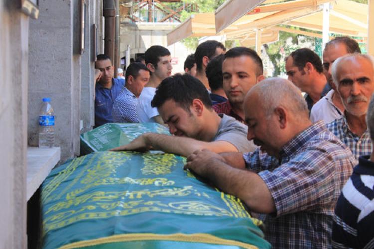 Denizde boğulan Sivaslı matbaacı toprağa verildi