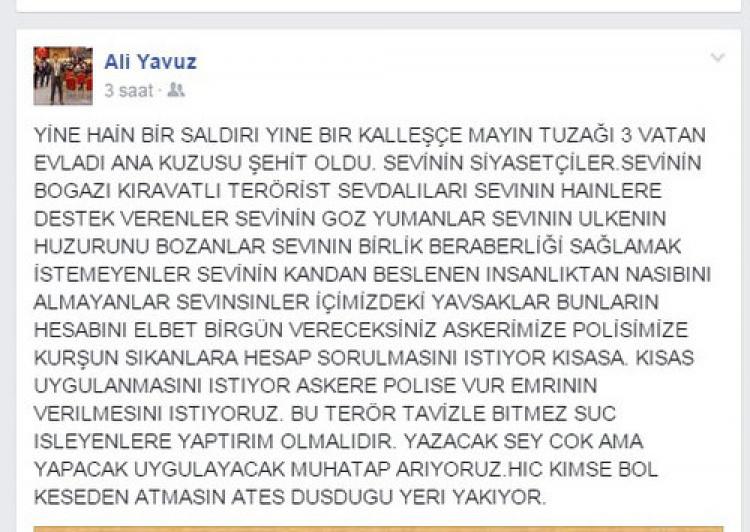 Sevinin siyasiler, kravatlı terörist sevdalıları