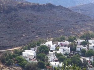 Bodrum'da ki yangın söndürüldü