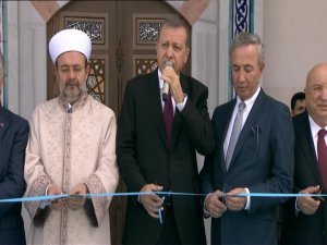 Erdoğan, cami açılışı yaptı