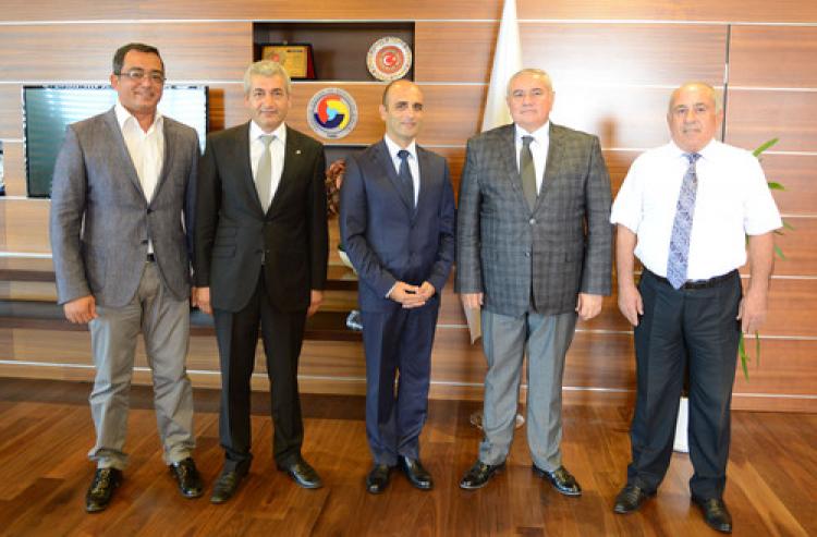 Rektör Ülker ATSO'yu ziyaret etti