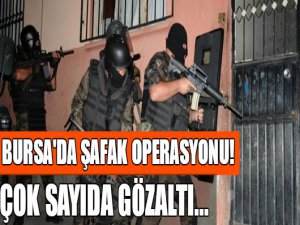 Bursa'da HDP'lilere şafak operasyonu