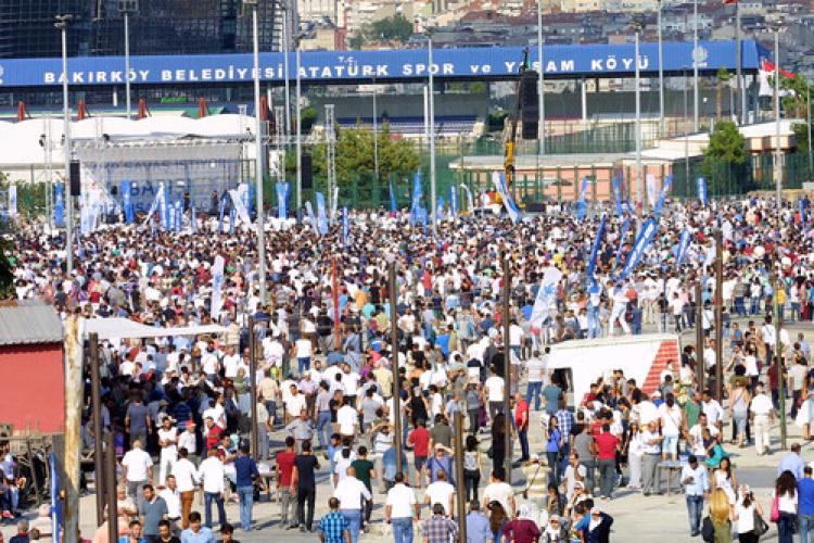 Barış mitingi yapıldı