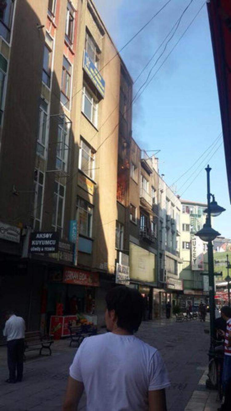İşyerindeki yangın korkuttu