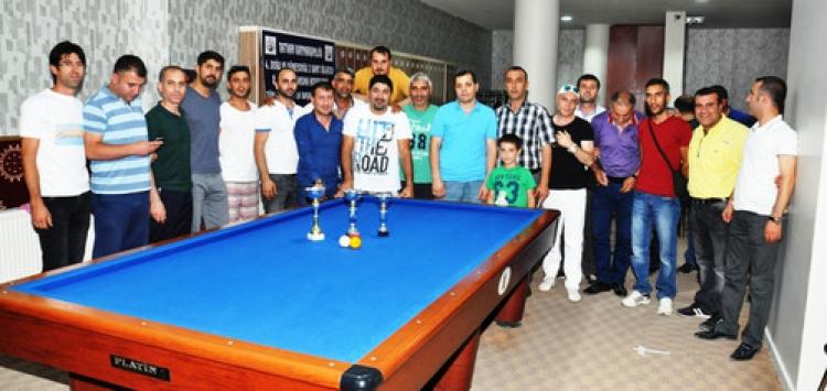 Bilardo Turnuvasına ev sahipliği yaptı
