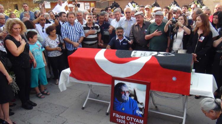 Otyam, Hacıbektaş'ta Aydınlar Mezarlığı’na defnedildi