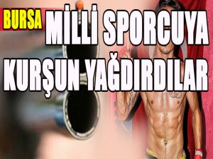 Milli sporcuya silahlı saldırı