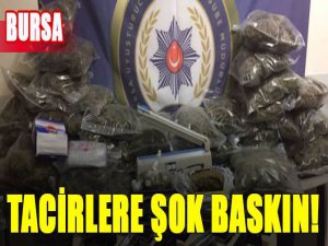 Bursa'da esrar operasyonu