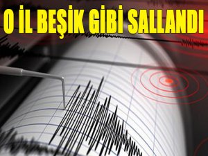 Isparta'da deprem